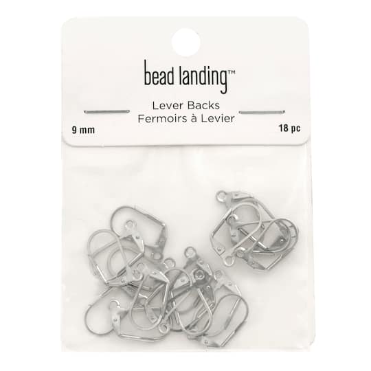 12 Packs: 18 ct. (216 total) Lever Backs by Bead Landing™